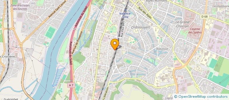 localisation de l'entreprise MONSIEUR QUENTIN SOLER  VALENCE