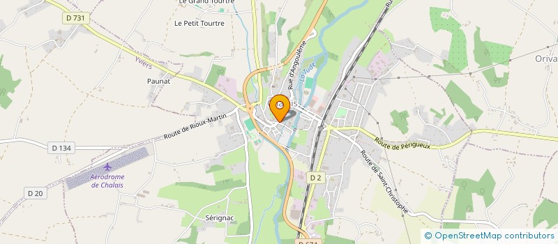 localisation de l'entreprise MONSIEUR QUENTIN SOUARAC à CHALAIS