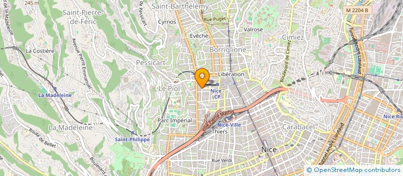 localisation de l'entreprise MONSIEUR QUENTIN SPOHN à NICE
