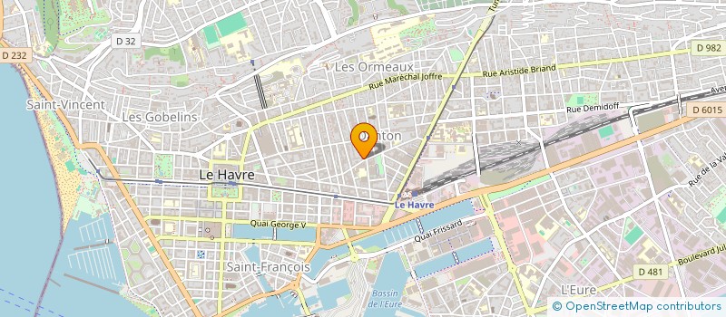 localisation de l'entreprise MONSIEUR QUENTIN STAMENOFF  LE HAVRE