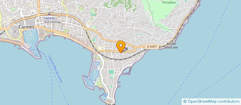 localisation de l'entreprise MONSIEUR QUENTIN STERKERS  CANNES