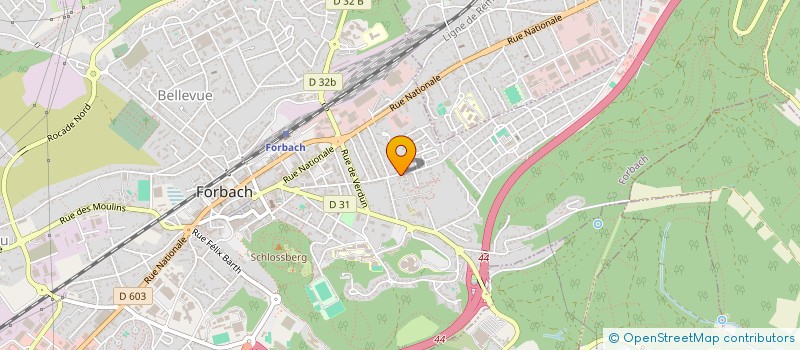 localisation de l'entreprise MONSIEUR QUENTIN STOCK  FORBACH