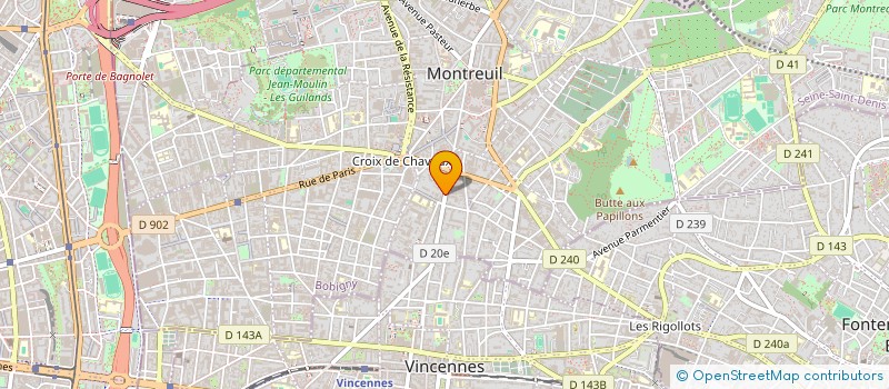 localisation de l'entreprise MONSIEUR QUENTIN STRAUSS à MONTREUIL