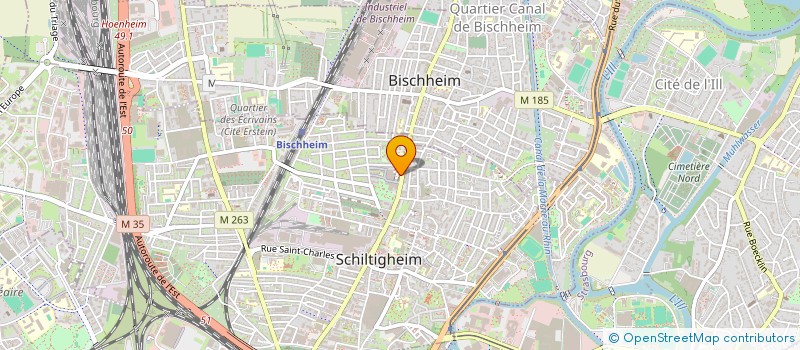 localisation de l'entreprise MONSIEUR QUENTIN STROHMENGER  SCHILTIGHEIM