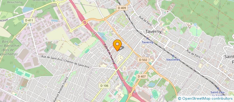 localisation de l'entreprise MONSIEUR QUENTIN SULINON à TAVERNY