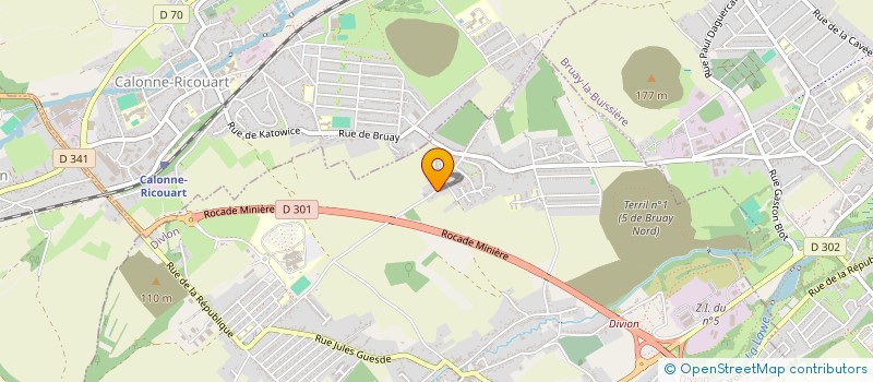 localisation de l'entreprise MONSIEUR QUENTIN SZUWARSKI  DIVION