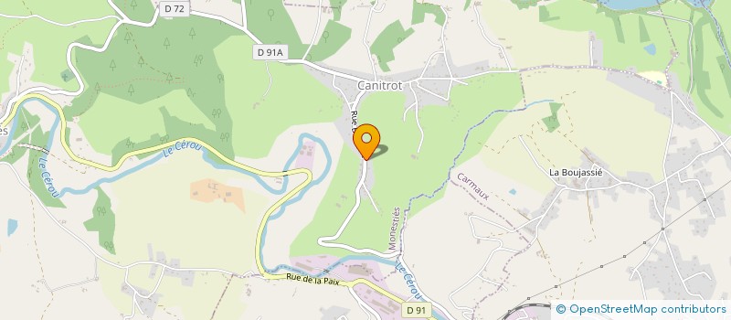 localisation de l'entreprise MONSIEUR QUENTIN TAILLADE  MONESTIES