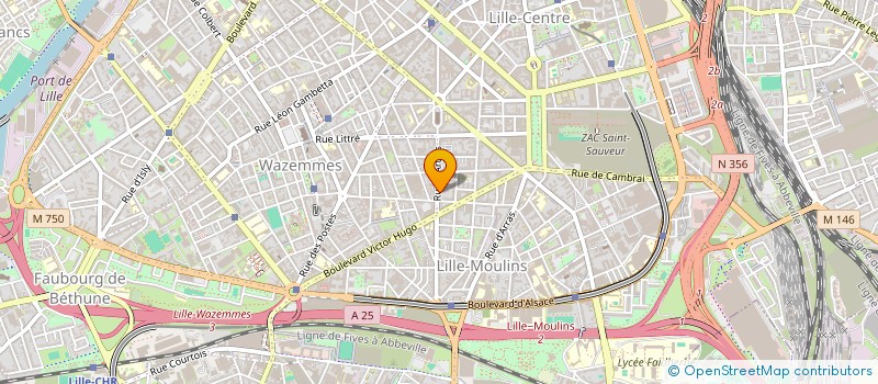 localisation de l'entreprise MONSIEUR QUENTIN TAVERNIER à LILLE