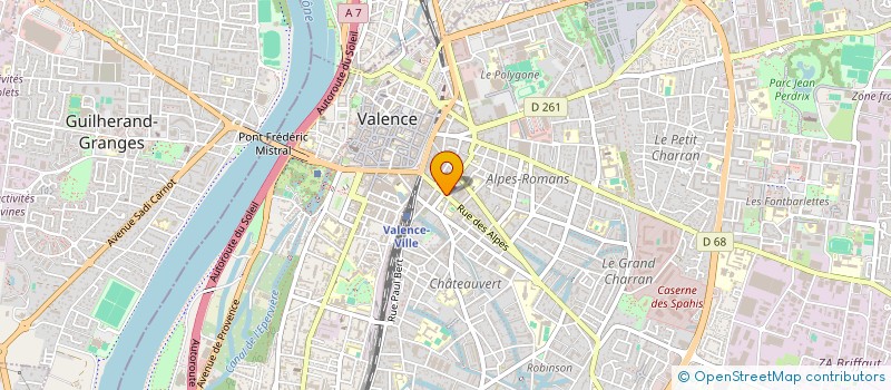 localisation de l'entreprise MONSIEUR QUENTIN TEISSIER  VALENCE