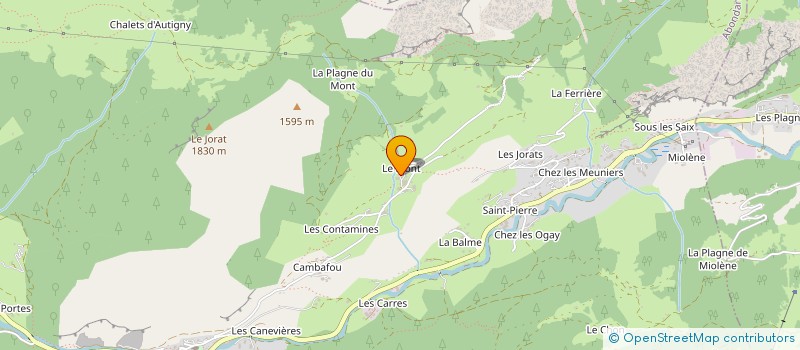 localisation de l'entreprise MONSIEUR QUENTIN TENINGE  ABONDANCE