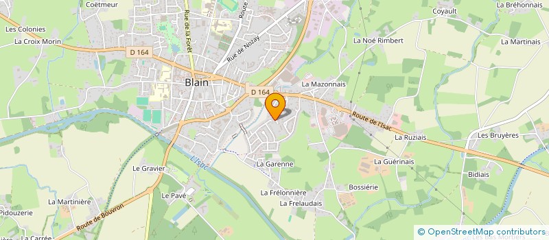 localisation de l'entreprise MONSIEUR QUENTIN TESSIER  BLAIN