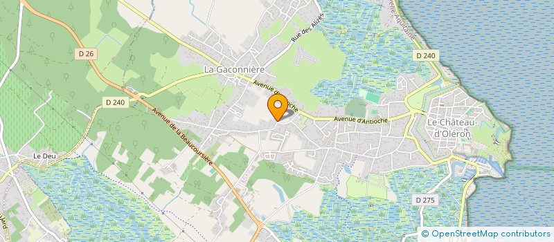 localisation de l'entreprise MONSIEUR QUENTIN TEXIER à LE CHATEAU-D'OLERON