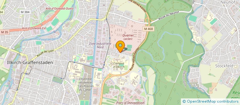localisation de l'entreprise MONSIEUR QUENTIN THENOZ  ILLKIRCH-GRAFFENSTADEN