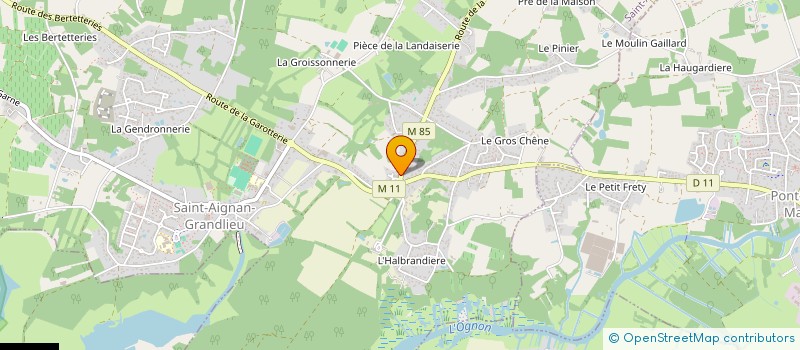 localisation de l'entreprise MONSIEUR QUENTIN THIBAUD  SAINT-AIGNAN-GRANDLIEU