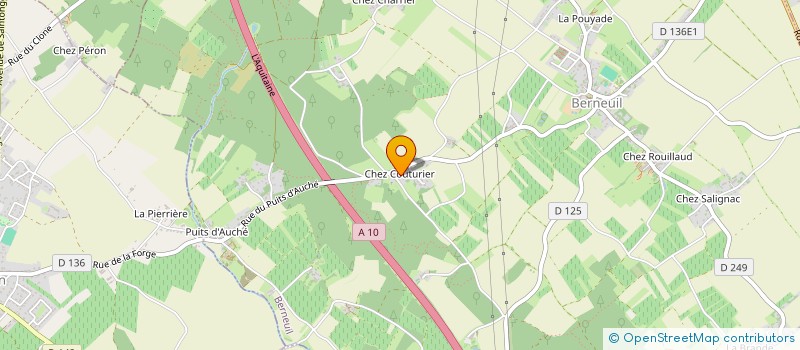 localisation de l'entreprise MONSIEUR QUENTIN THIBAUDEAU  BERNEUIL