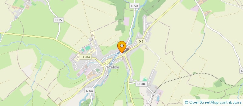 localisation de l'entreprise MONSIEUR QUENTIN THIEBAUT  VEZELISE