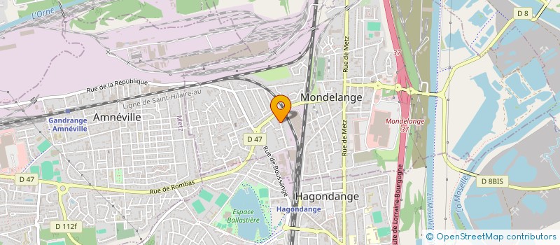 localisation de l'entreprise MONSIEUR QUENTIN THIERY  MONDELANGE