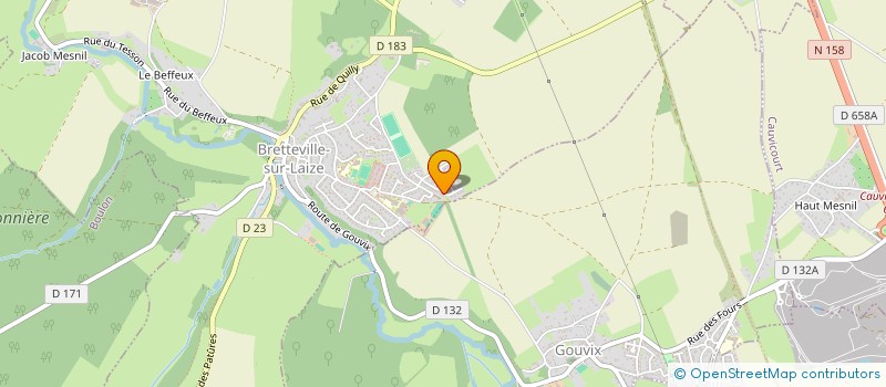 localisation de l'entreprise MONSIEUR QUENTIN THIRION  BRETTEVILLE-SUR-LAIZE