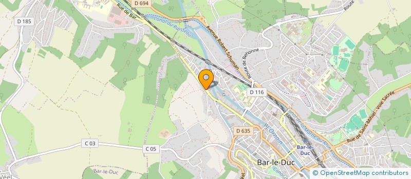 localisation de l'entreprise MONSIEUR QUENTIN TINANT  BAR-LE-DUC