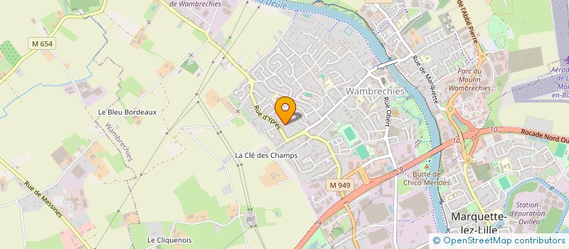 localisation de l'entreprise MONSIEUR QUENTIN TOURNAUX  WAMBRECHIES