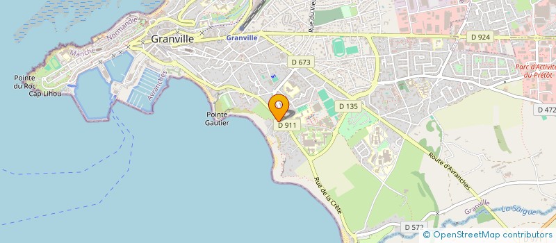 localisation de l'entreprise MONSIEUR QUENTIN TOUROUL  GRANVILLE