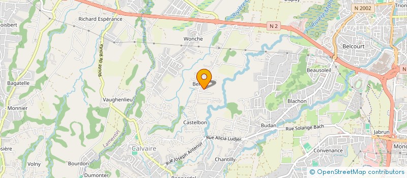 localisation de l'entreprise MONSIEUR QUENTIN TOURRET  BAIE-MAHAULT