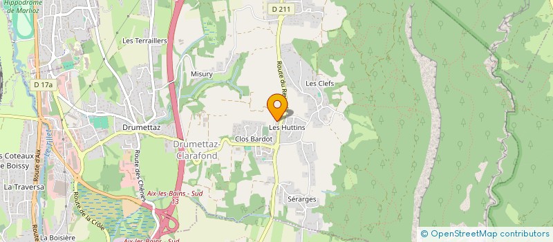 localisation de l'entreprise MONSIEUR QUENTIN TREMINO  DRUMETTAZ-CLARAFOND