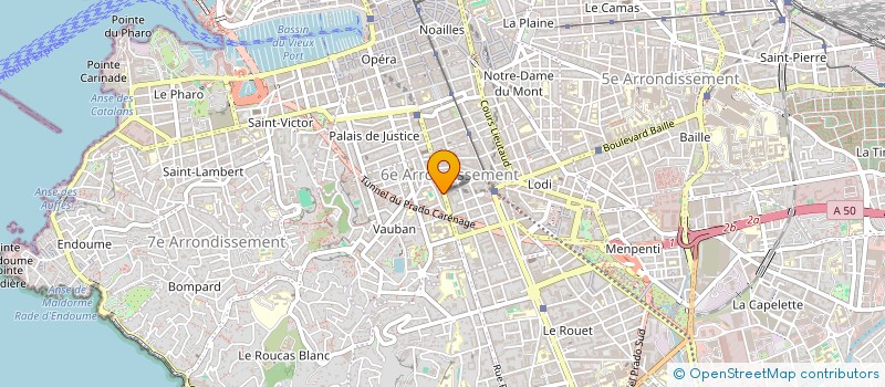 localisation de l'entreprise MONSIEUR QUENTIN TREUILLARD à MARSEILLE