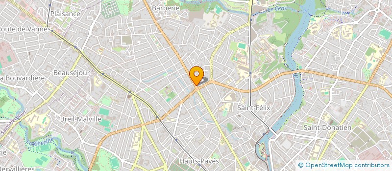 localisation de l'entreprise MONSIEUR QUENTIN TRICHEREAU à NANTES
