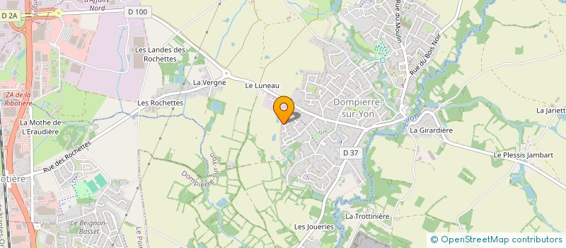 localisation de l'entreprise MONSIEUR QUENTIN TRICHET  DOMPIERRE-SUR-YON