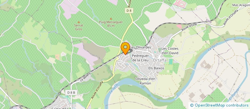 localisation de l'entreprise MONSIEUR QUENTIN TRILHA  ORTAFFA