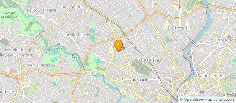 localisation de l'entreprise MONSIEUR QUENTIN TROUVE à NANTES