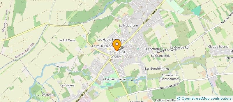 localisation de l'entreprise MONSIEUR QUENTIN TRUCHOT à CLERY-SAINT-ANDRE