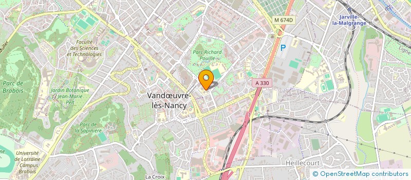 localisation de l'entreprise MONSIEUR QUENTIN TUAILLON  VANDUVRE-LES-NANCY