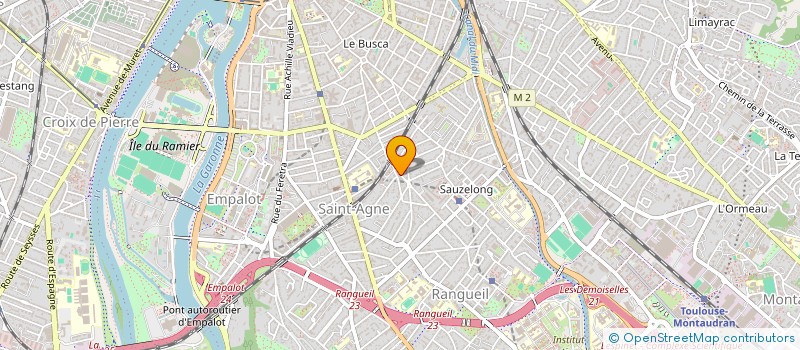 localisation de l'entreprise MONSIEUR QUENTIN TURIES  TOULOUSE