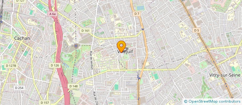 localisation de l'entreprise MONSIEUR QUENTIN UHART à VILLEJUIF