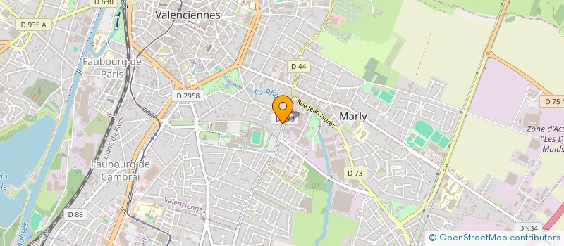 localisation de l'entreprise MONSIEUR QUENTIN USAI  VALENCIENNES