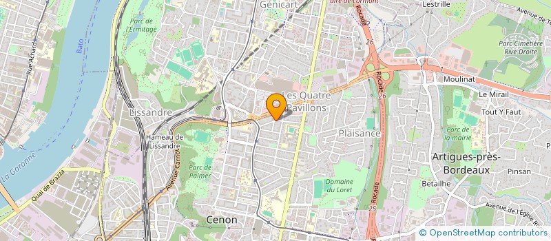 localisation de l'entreprise MONSIEUR QUENTIN VALENTI à CENON
