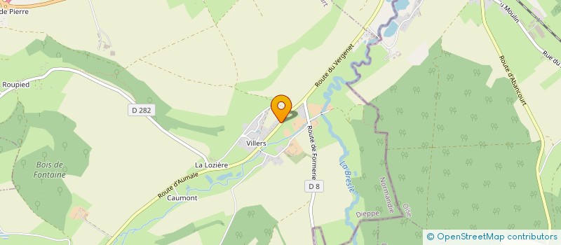 localisation de l'entreprise MONSIEUR QUENTIN VALLEE  HAUDRICOURT