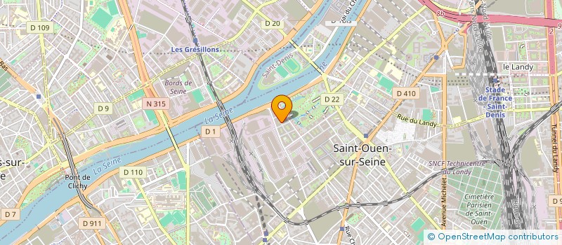 localisation de l'entreprise MONSIEUR QUENTIN VANDEGUCHT à SAINT-OUEN-SUR-SEINE