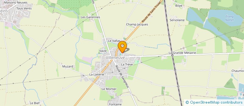 localisation de l'entreprise MONSIEUR QUENTIN VANDENBORE  VILLENEUVE