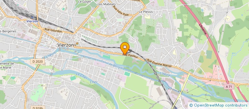 localisation de l'entreprise MONSIEUR QUENTIN VANEXEM  VIERZON