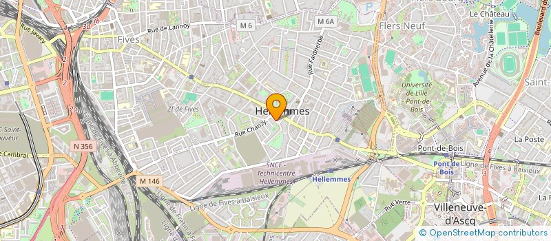 localisation de l'entreprise MONSIEUR QUENTIN VANHERSEL à LILLE