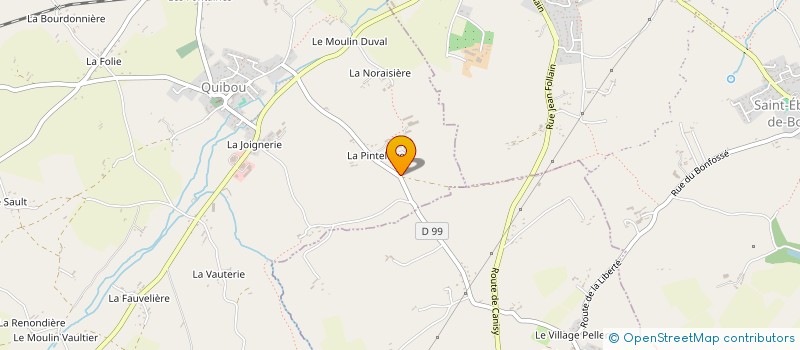 localisation de l'entreprise MONSIEUR QUENTIN VANNIER  QUIBOU