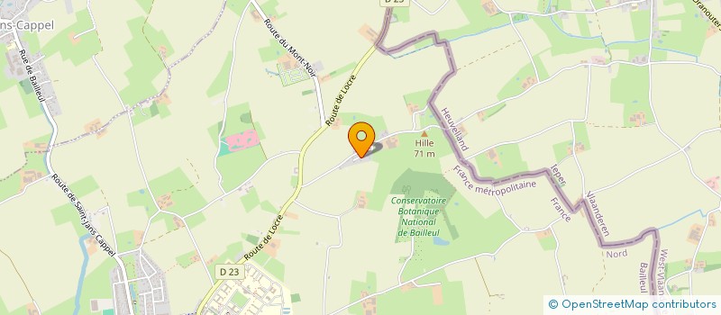 localisation de l'entreprise MONSIEUR QUENTIN VANWAELSCAPPEL  BAILLEUL