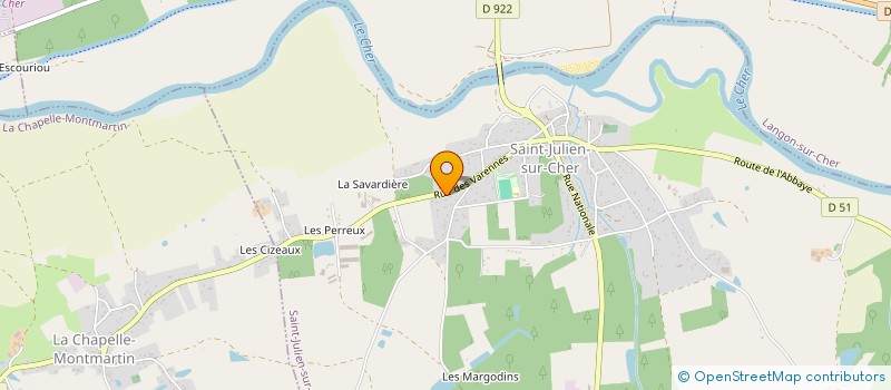 localisation de l'entreprise MONSIEUR QUENTIN VAUCHAMP  SAINT-JULIEN-SUR-CHER