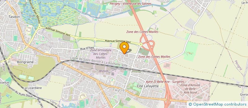 localisation de l'entreprise MONSIEUR QUENTIN VEQUEAU  LA ROCHELLE