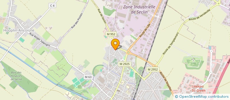 localisation de l'entreprise MONSIEUR QUENTIN VERBECK  SECLIN