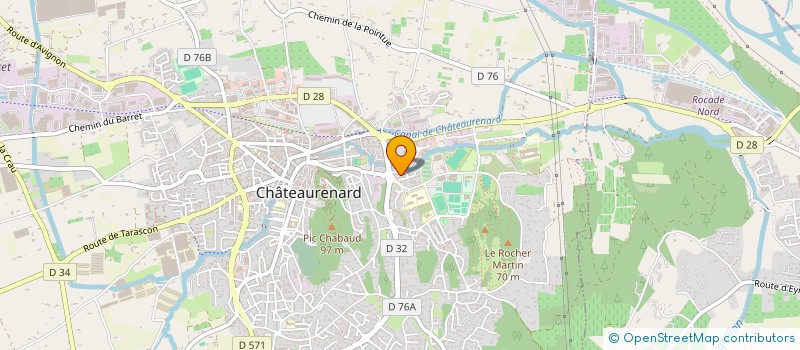localisation de l'entreprise MONSIEUR QUENTIN VERNET à CHATEAURENARD
