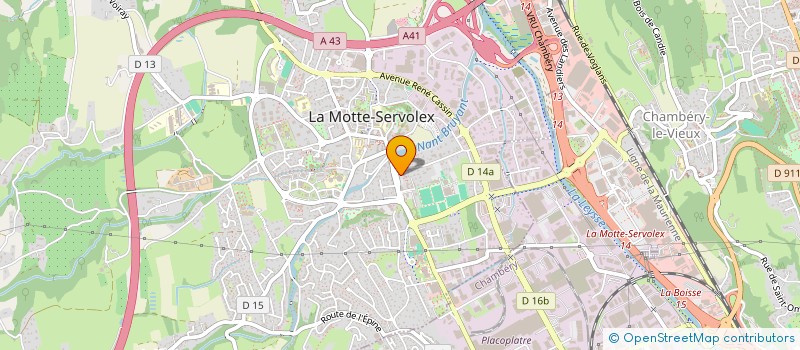 localisation de l'entreprise MONSIEUR QUENTIN VERONESE à LA MOTTE-SERVOLEX